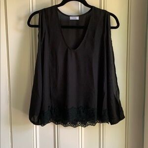 TOBI SHEER BLOUSE